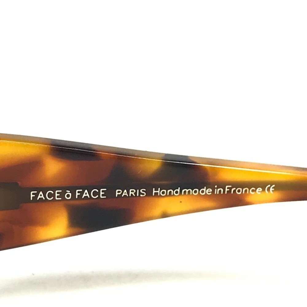 FACE a FACE Eyeglasses Frames BEGUM 2 916 Black Tortoise Semi Rimmed 54-18-130